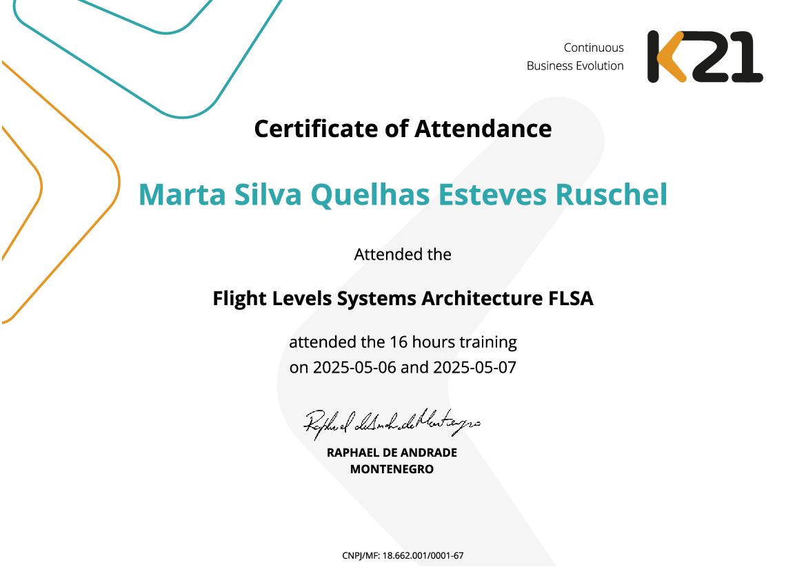 Certificado K21